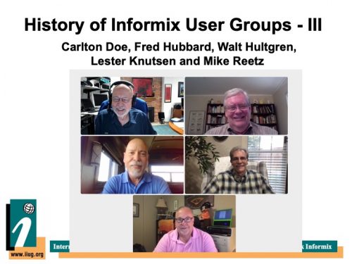 History of the Informix User Groups - Part 3